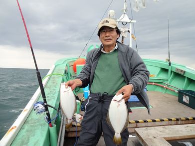 小樽　小樽沖　ヒラメ釣り