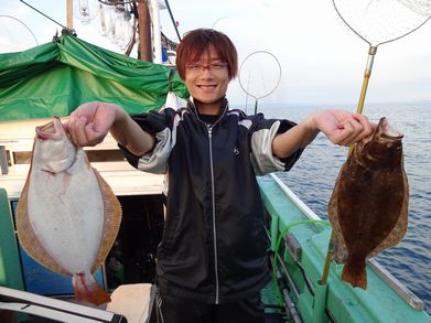 小樽　小樽沖　ヒラメ釣り