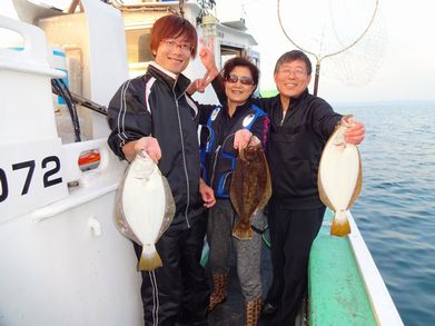 小樽　小樽沖　ヒラメ釣り