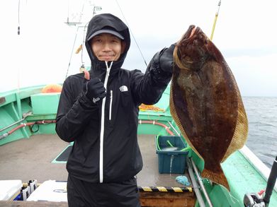 小樽　小樽沖　ヒラメ釣り