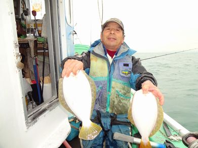 小樽　小樽沖　ヒラメ釣り