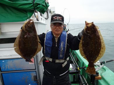 小樽　小樽沖　ヒラメ釣り