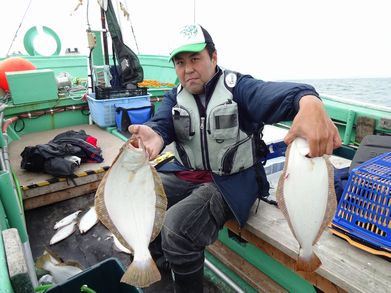 小樽　小樽沖　ヒラメ釣り