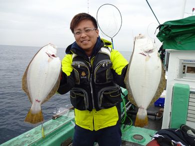 小樽　小樽沖　ヒラメ釣り