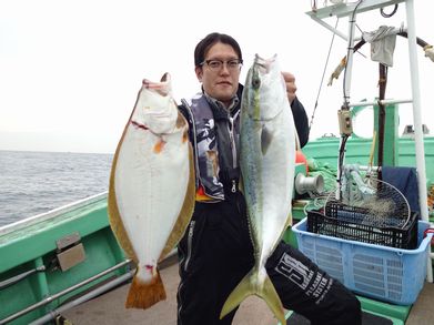 小樽　小樽沖　ヒラメ釣り