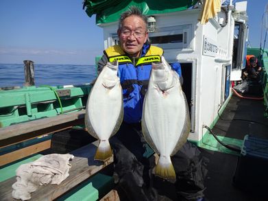 小樽　小樽沖　ヒラメ釣り