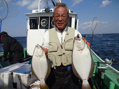 小樽　小樽沖　ヒラメ釣り