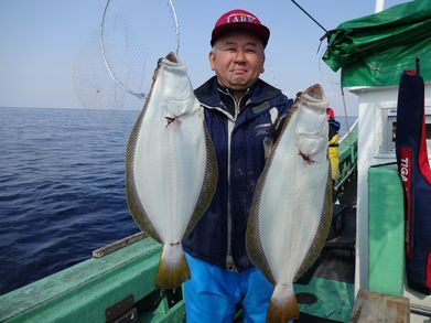 小樽　小樽沖　ヒラメ釣り