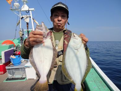 小樽　小樽沖　ヒラメ釣り