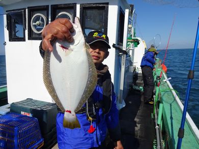 小樽　小樽沖　ヒラメ釣り