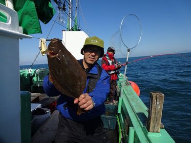 小樽　小樽沖　ヒラメ釣り