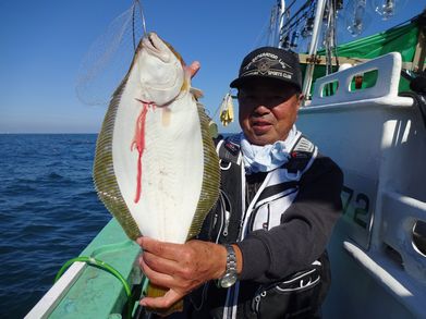 小樽　小樽沖　ヒラメ釣り