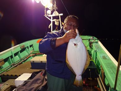 小樽　小樽沖　ヒラメ釣り