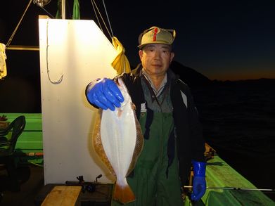 小樽　小樽沖　ヒラメ釣り