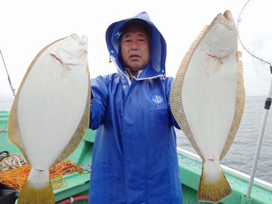 小樽　小樽沖　ヒラメ釣り