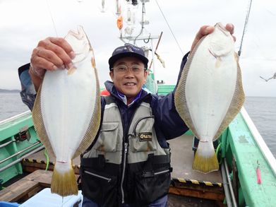 小樽　小樽沖　ヒラメ釣り