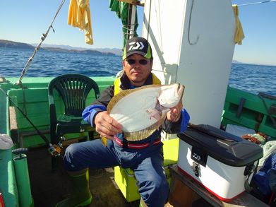 小樽　小樽沖　ヒラメ釣り