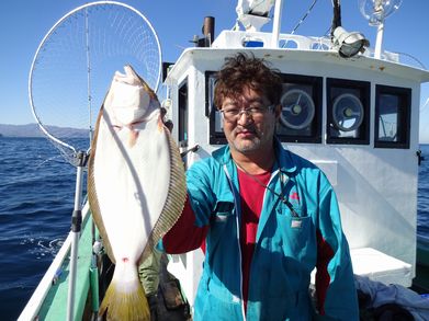 小樽　小樽沖　ヒラメ釣り