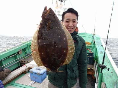 小樽　小樽沖　ヒラメ釣り