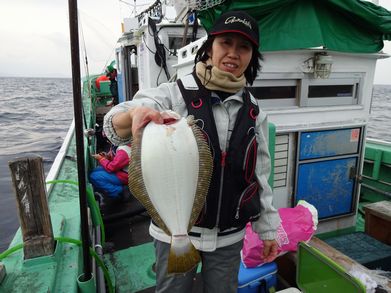 小樽　小樽沖　ヒラメ釣り