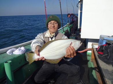 小樽　小樽沖　ヒラメ釣り