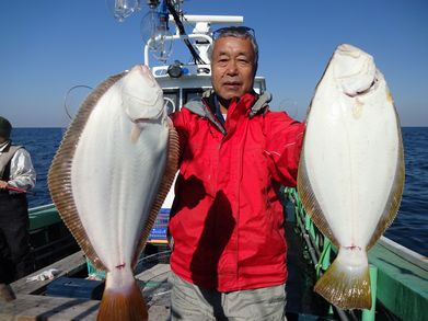 小樽　小樽沖　ヒラメ釣り