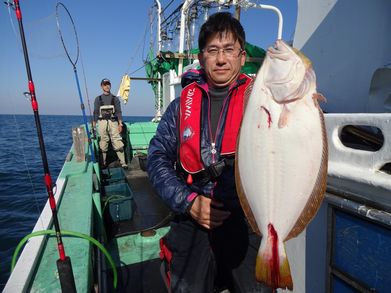 小樽　小樽沖　ヒラメ釣り