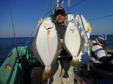 小樽　小樽沖　ヒラメ釣り