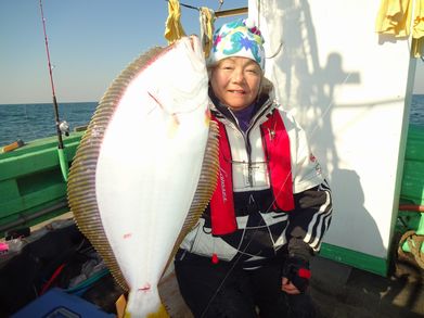 小樽　小樽沖　ヒラメ釣り