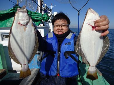 小樽　小樽沖　ヒラメ釣り