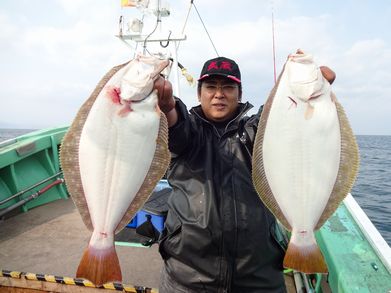 小樽　小樽沖　ヒラメ釣り