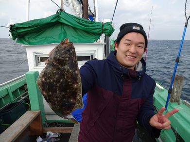 小樽　小樽沖　ヒラメ釣り