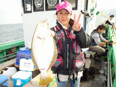 小樽　小樽沖　ヒラメ釣り