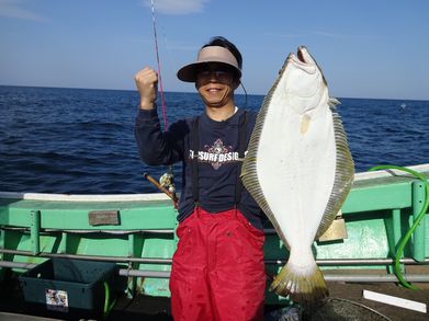 小樽　小樽沖　ヒラメ釣り