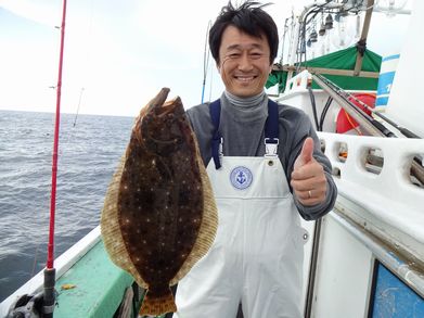 小樽　小樽沖　ヒラメ釣り