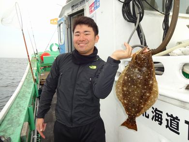 小樽　小樽沖　ヒラメ釣り