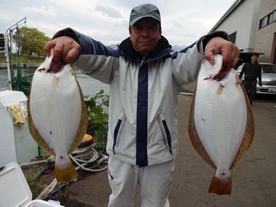 小樽　小樽沖　ヒラメ釣り