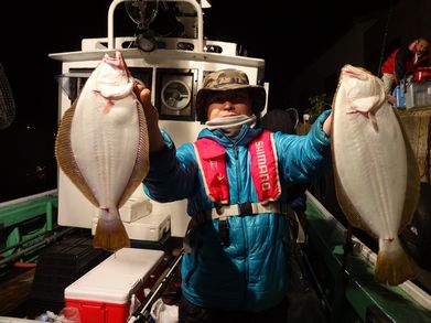 小樽　小樽沖　ヒラメ釣り