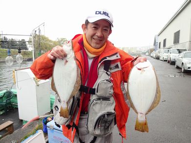 小樽　小樽沖　ヒラメ釣り