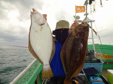 小樽　小樽沖　ヒラメ釣り