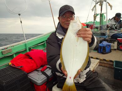 小樽　小樽沖　ヒラメ釣り