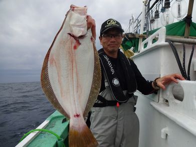 小樽　小樽沖　ヒラメ釣り