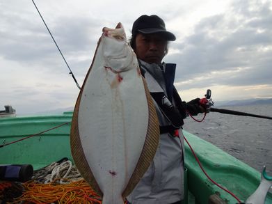 小樽　小樽沖　ヒラメ釣り