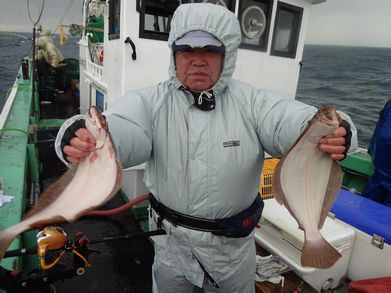 小樽　小樽沖　ヒラメ釣り