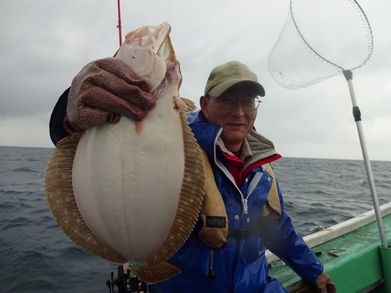 小樽　小樽沖　ヒラメ釣り