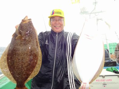 小樽　小樽沖　ヒラメ釣り