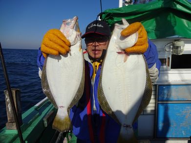 小樽　小樽沖　ヒラメ釣り