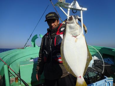 小樽　小樽沖　ヒラメ釣り