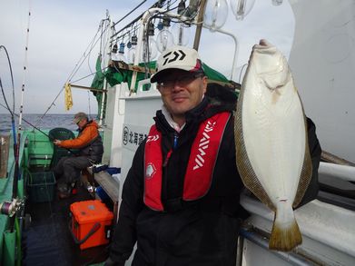 小樽　小樽沖　ヒラメ釣り