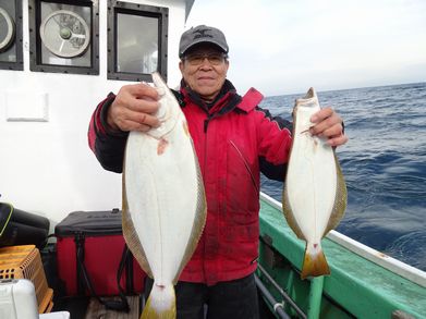 小樽　小樽沖　ヒラメ釣り